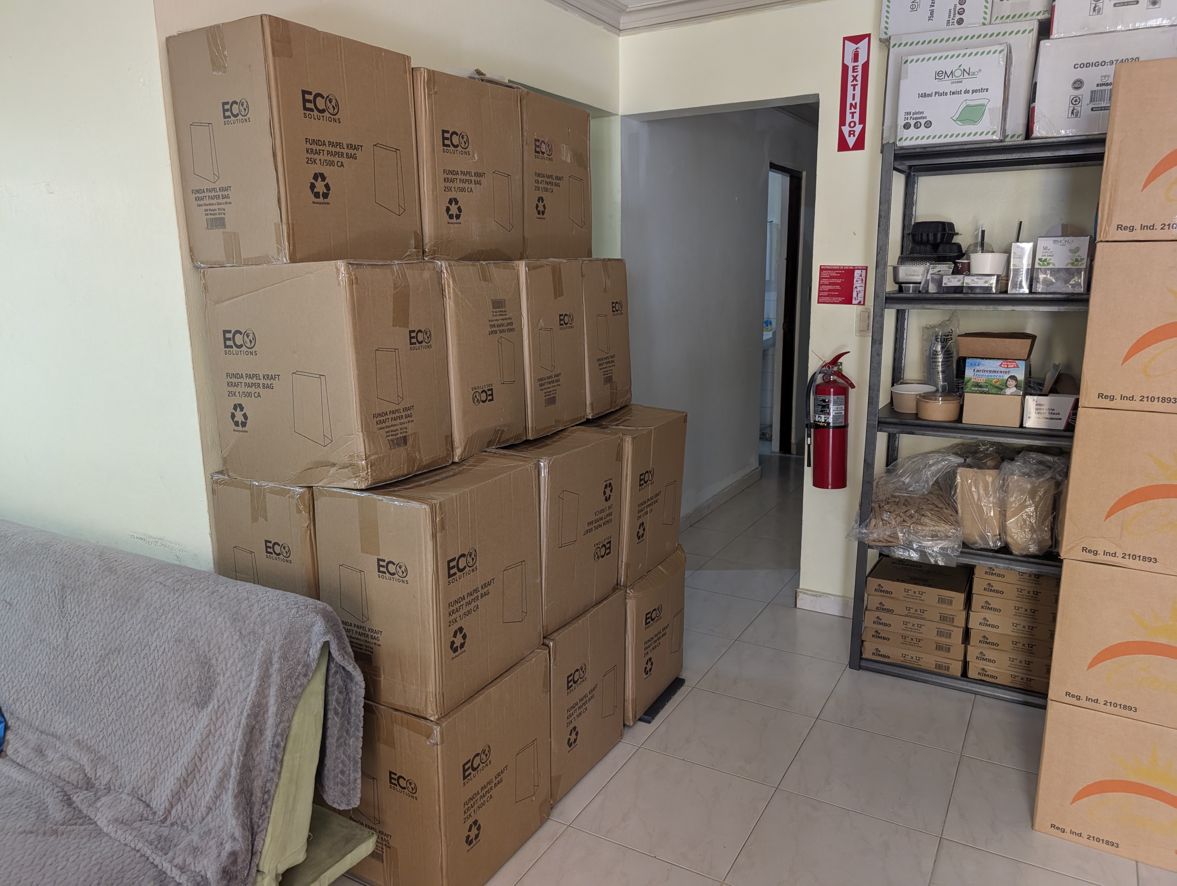 Almacén de Best Food Pack en Santiago